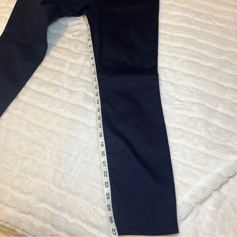 Tory Burch Women's Classic Closet Staple Dark Blue Straight Leg Jeans SZ 27